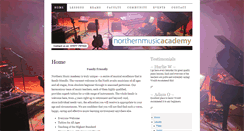 Desktop Screenshot of northernmusicacademy.co.uk